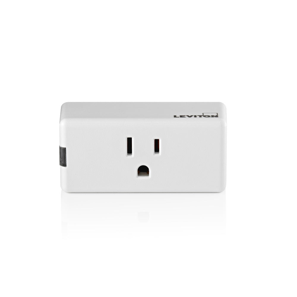 Leviton D215P-1RW Decora Smart Grounded Wi-Fi Mini Plug-In, White