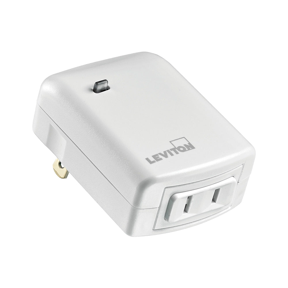 Leviton R51-DZPD3-1RW Decora Z-Wave Controls 300-Watt LED/CFL Compatible Plug-In Dimming Lamp Module, White