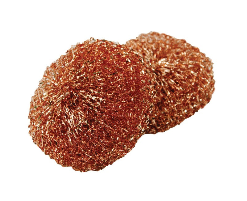 Libman 73 Heavy Duty Scrubber, Copper, Brown