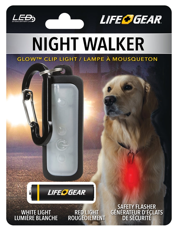 Life+Gear PS07-60641-BLA Clip Light for Pet Collar