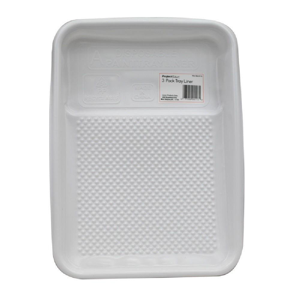 Linzer RM4113 Disposable Paint Tray Liner, Plastic, White, 15 Inch