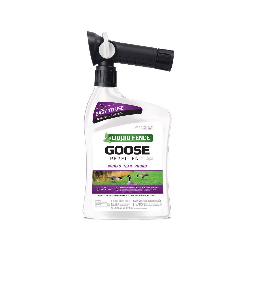 Liquid Fence HG-75070 Animal Repellent Concentrate For Duck and Goose, 32 Oz