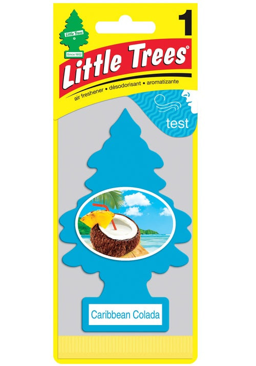 Little Trees U1P-10324 Air Freshener, Caribbean Colada