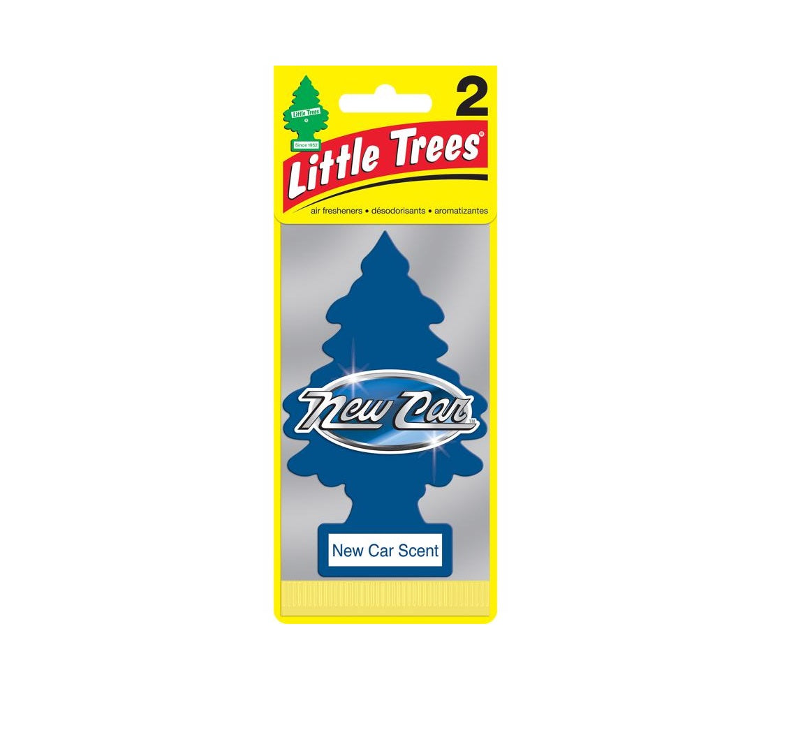 Little Trees U2S-22089 New Car Scent Air Freshener, Solid, Pack of 2