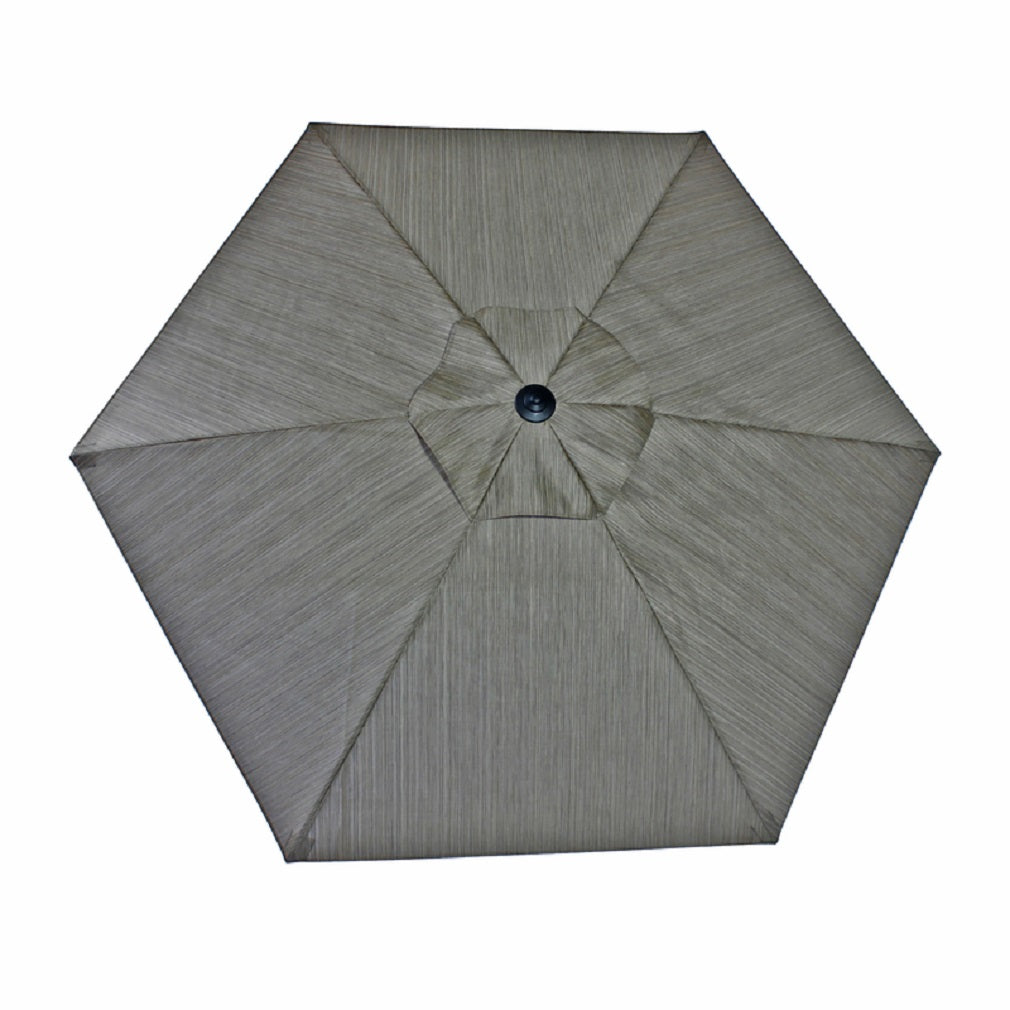 Living Accents ACE21070 Patio Umbrella, Brown, 9 Feet