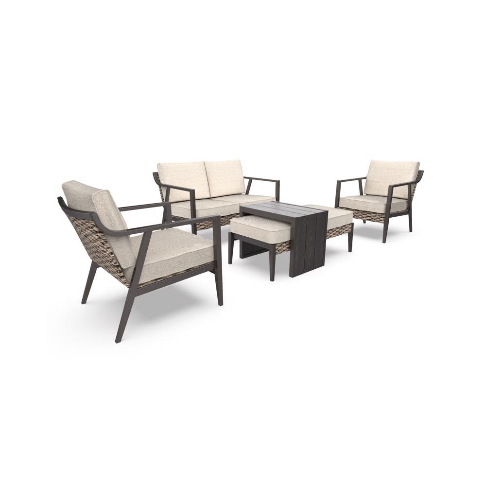 Living Accents HACONV5-24 Breck Loveseat Set, Steel Frame