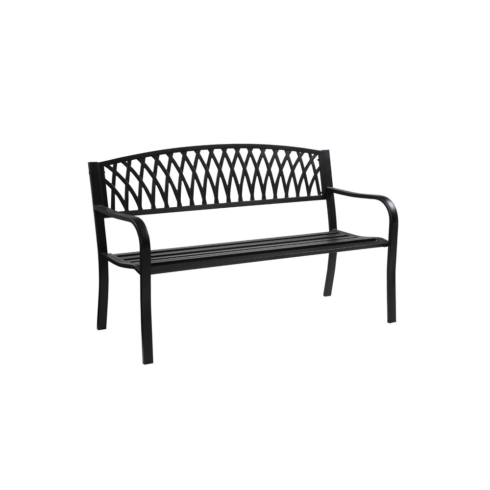 Buy living accents grass back park bench cast iron - Online store for outdoor living, benches in USA, on sale, low price, discount deals, coupon code