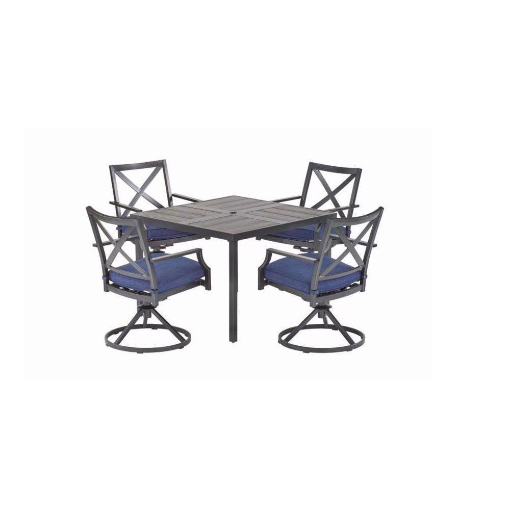 Living Accents S5-BBK00101 Salem Dining Set, Steel