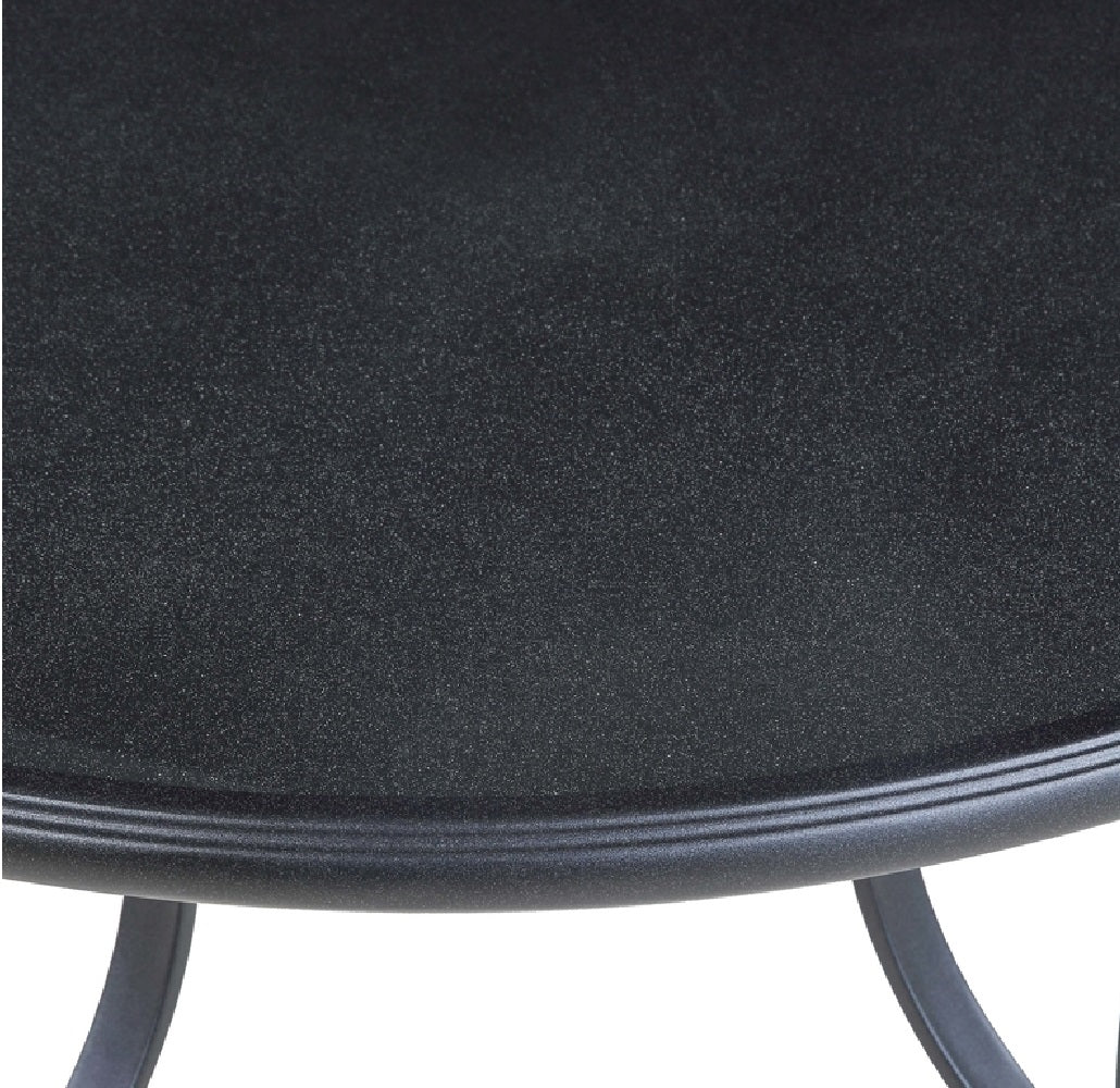 Living Accents STS523D Cortland Patio Set, Steel, Black