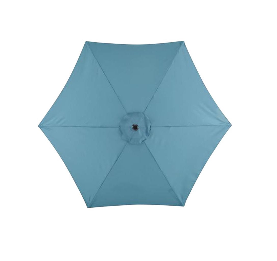 Living Accents UUS54BC-CA Hattington Umbrella, Blue, 9 Ft