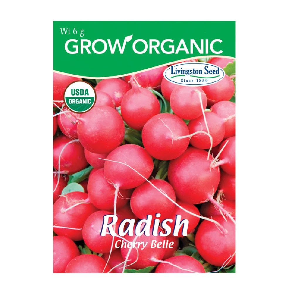Livingston Seed Y7125 Radish Cherry Belle Plantation Products Vegetable, 6g