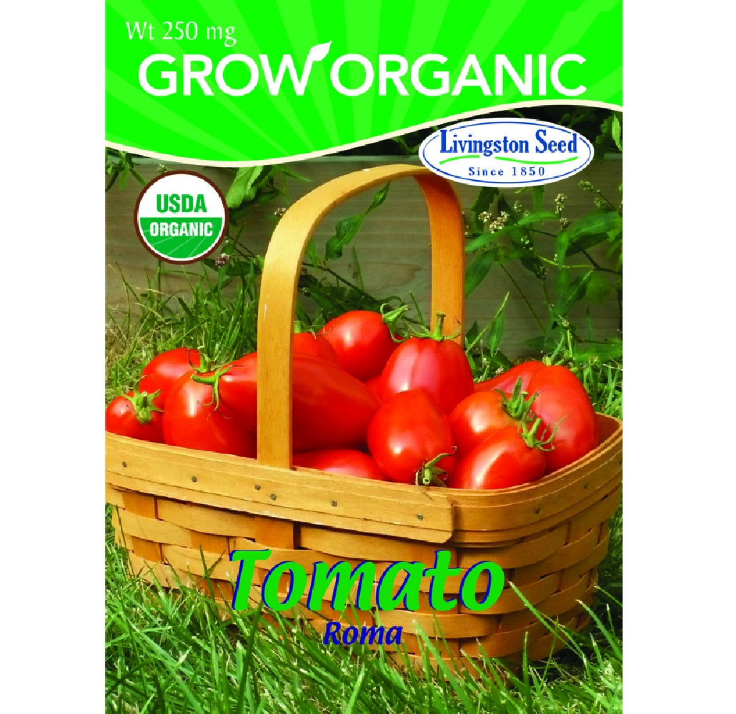 Livingston Seed Y7175 Tomato Roma Plantation Vegetable, 250mg
