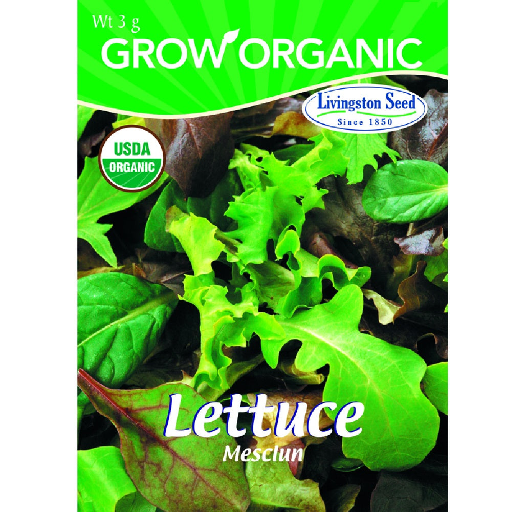 Livingston Seed Y7095 lettuce Mesclun Plantation Vegetable, 3g