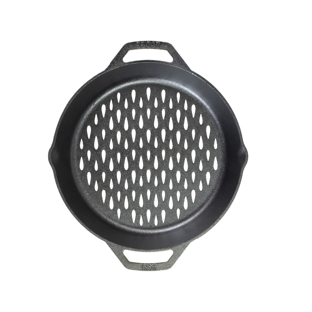 Lodge L10GBL Grill Basket, Black