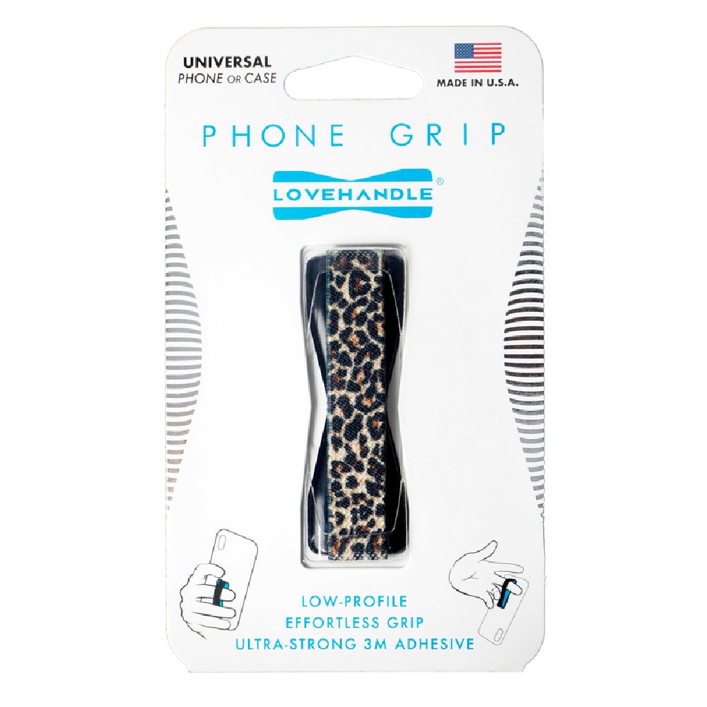 LoveHandle L-048-01 Leopard Phone Grip, Multicolored