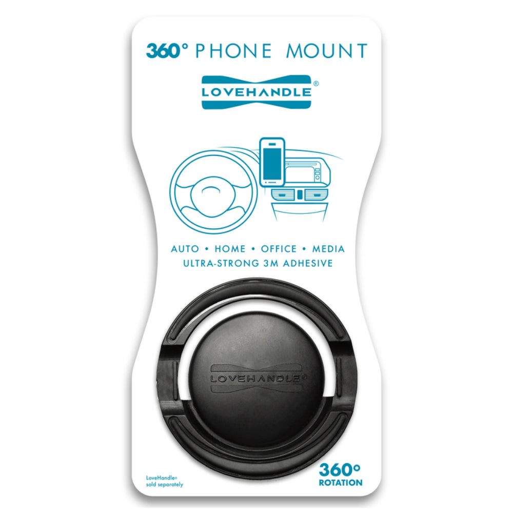 LoveHandle MOUNT 360 Phone Mount, Black