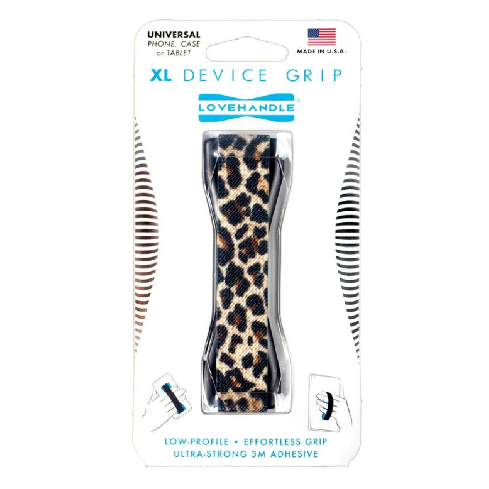 LoveHandle X-048-01 X-Large Leopard Phone Grip, Multicolored