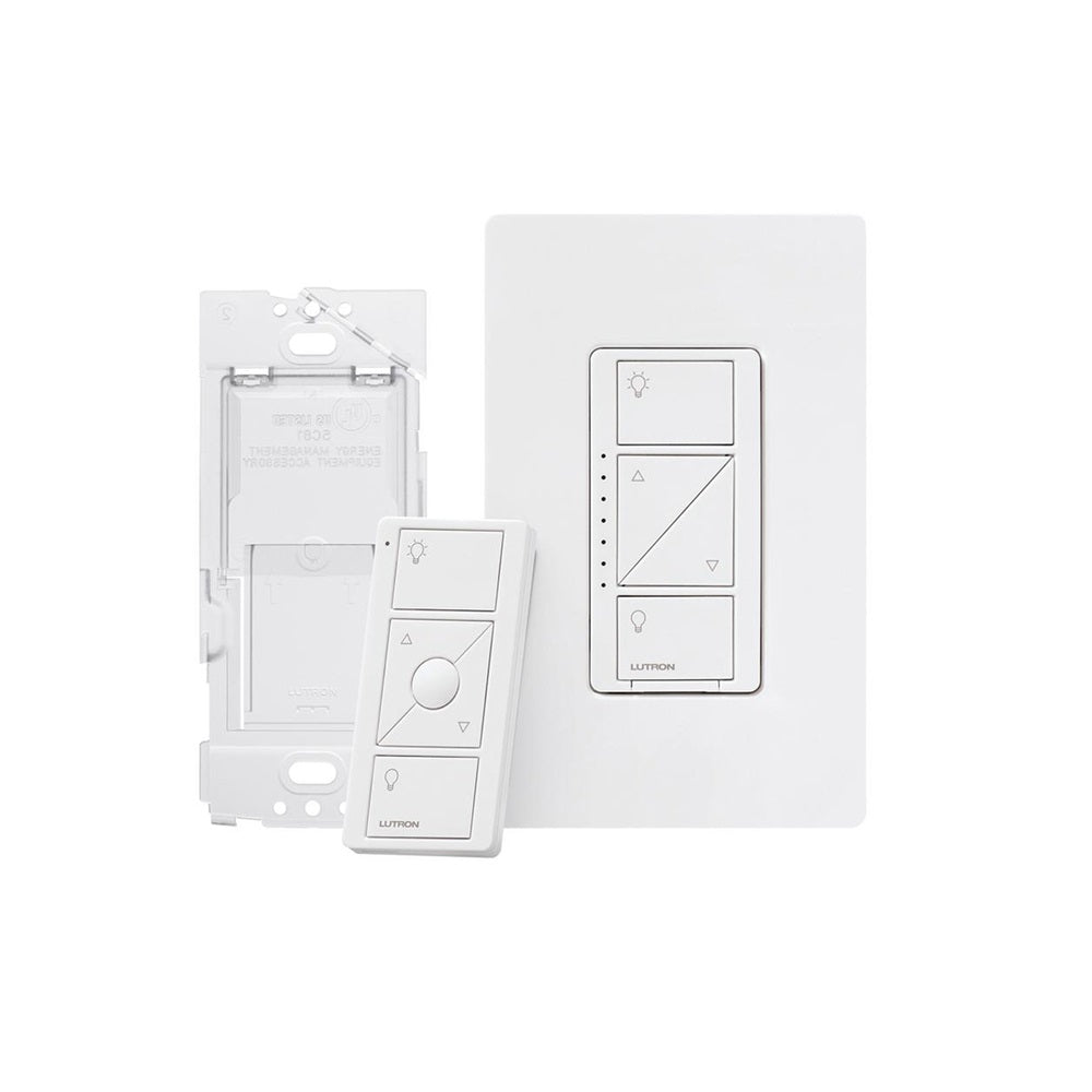 Lutron P-DIM-3WAY-WH Caseta 3-Way Smart Dimmer Switch Kit White