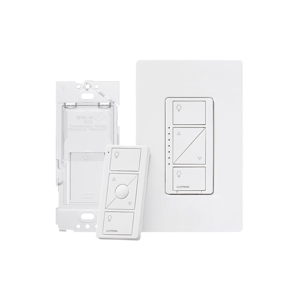 Lutron P-DIM-3WAY-WH Caseta 3-Way Dimmer Switch With Remote Control