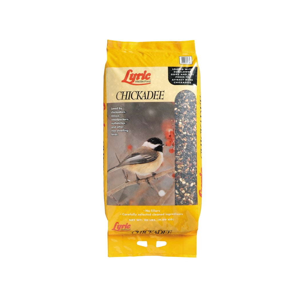 Lyric 26-47393 Chickadee and Nuthatch Sunflower Seeds and Peanuts Wild Bird Food,  20 lbs