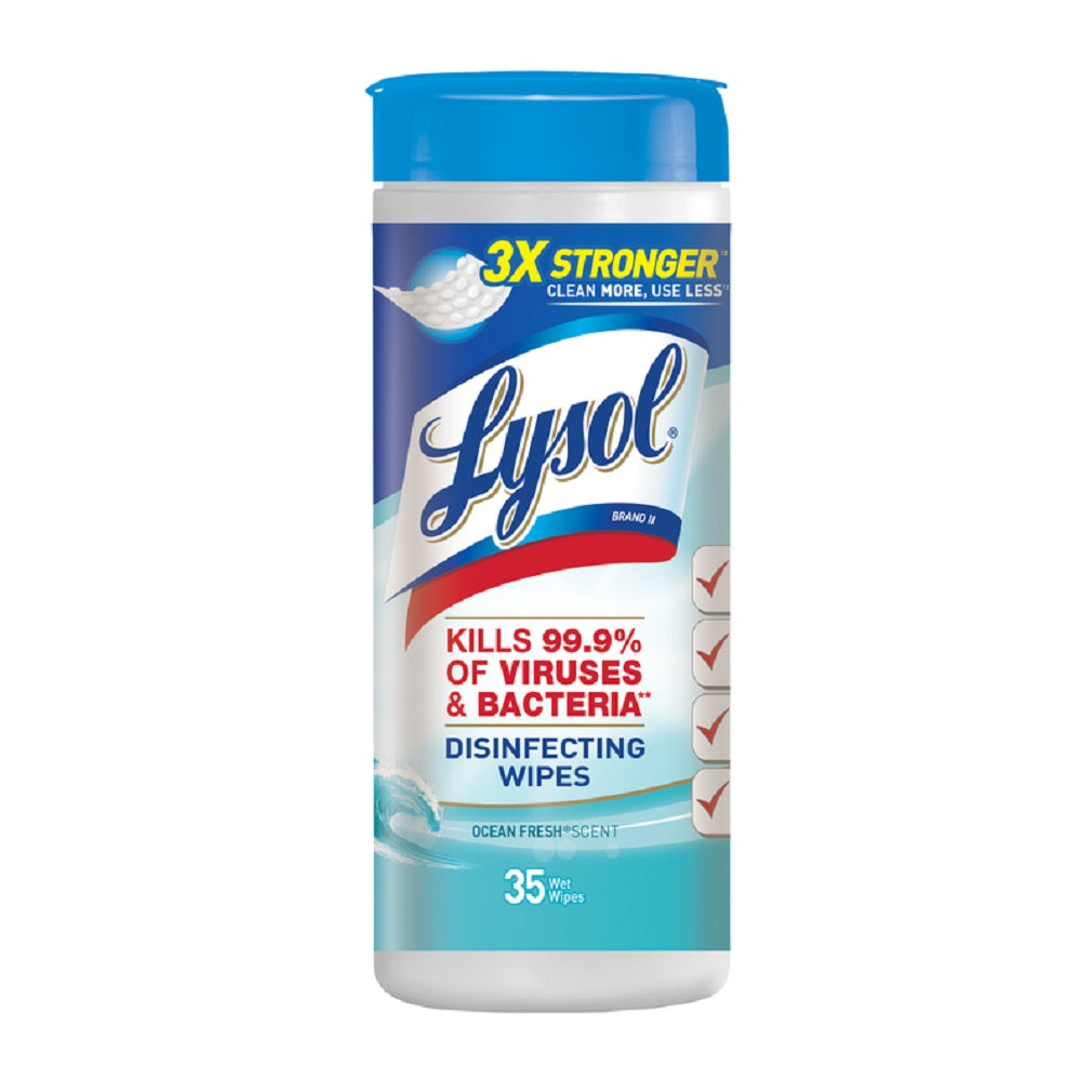 Lysol 1920081146 Anti-Bacterial Wipes, 35 Pack