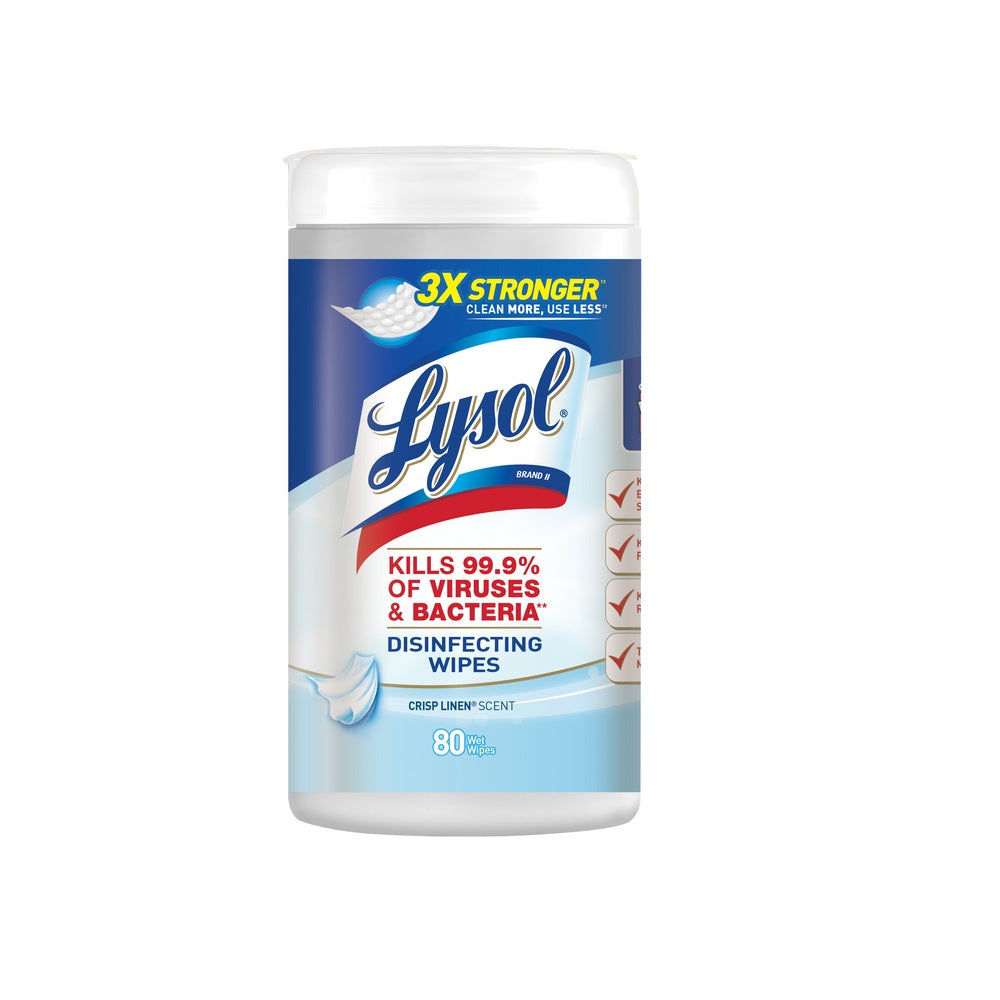 Lysol 1920089346 Disinfecting Wipes, Fiber Weave