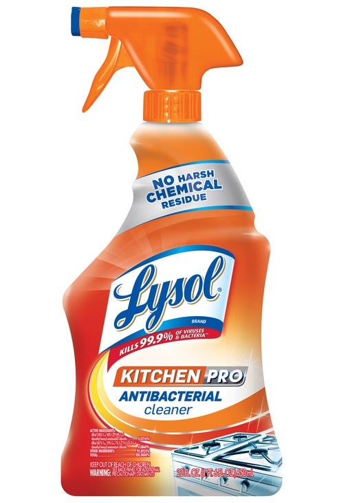 Lysol 1920079556 Kitchen Pro Antibacterial Cleaner, 22 Oz