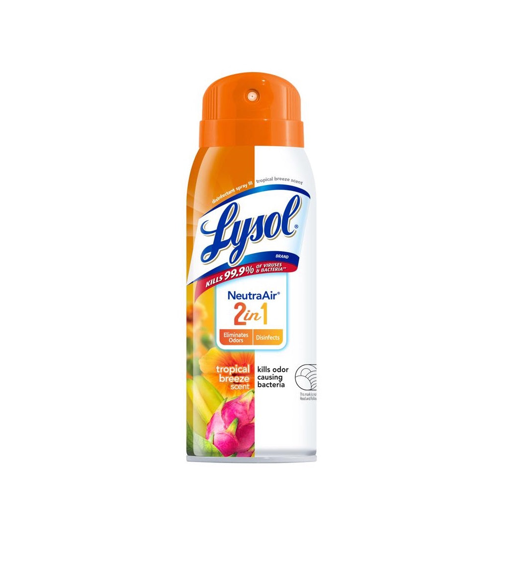 Lysol 1920098289 Neutra Air Disinfectant Spray, Tropical Breeze, 10 Oz