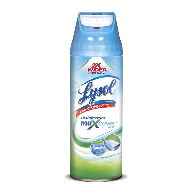 Lysol 1920095590 MaxCover Disinfectant Spray, Garden After Rain Scent, 12.5 Oz