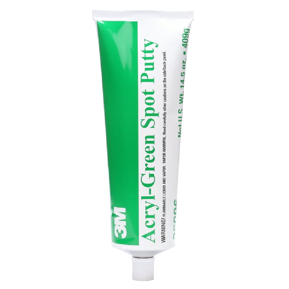 3M 05096 Acryl-Green Spot Putty Tube, 14.5 Oz