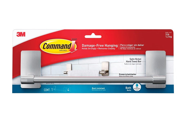 Command Hand Towel Bar, Medium, shop plumbing tools & equipments at low ...