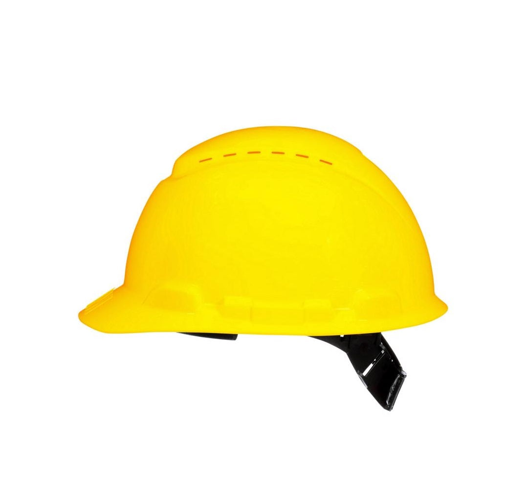 3M CHHYH1-V-12-DC Pinlock Hard Hat, Yellow