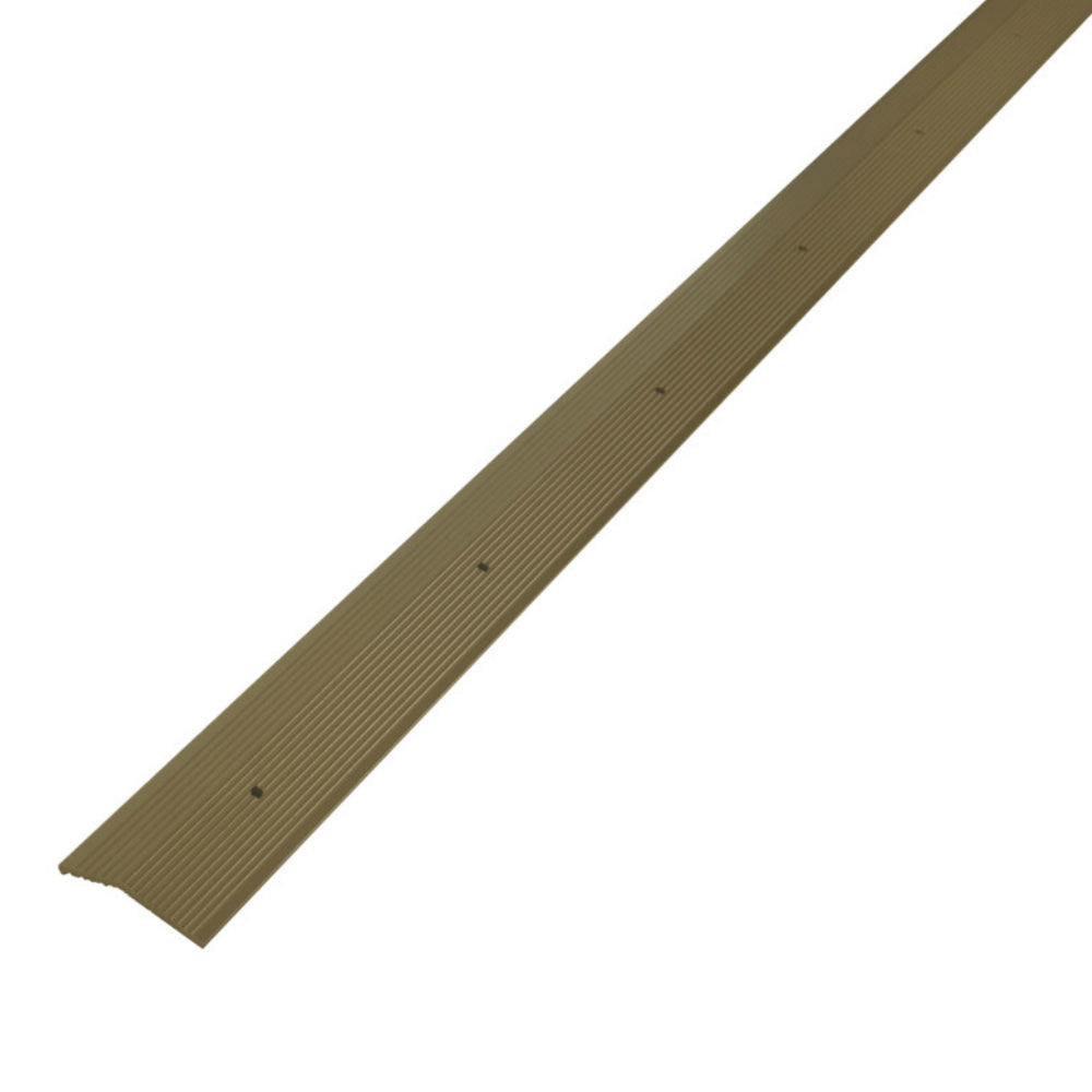 M-D Building Products 43383 Carpet Trim, Antique Brass, 72 in. x 2 in