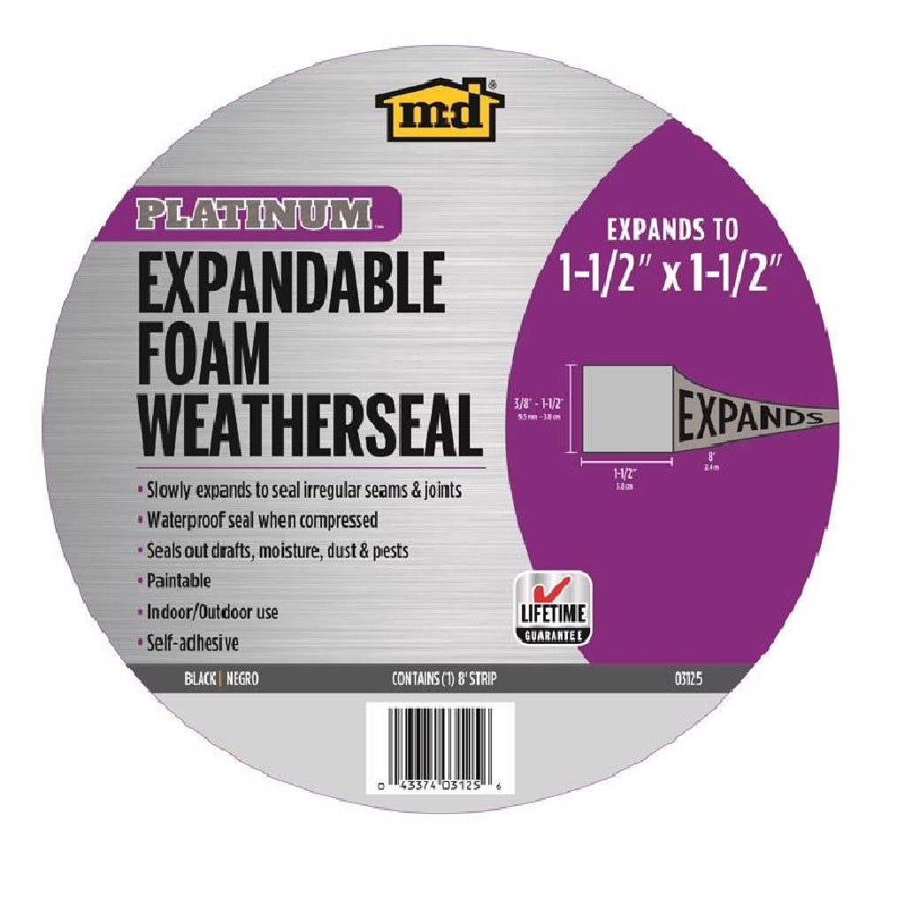 M-D Building Products 03125 Platinum Waterproof Weatherseal