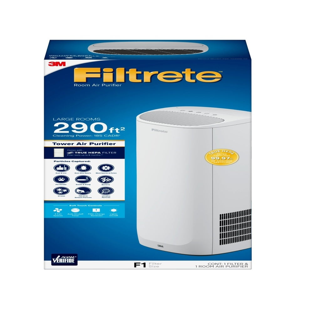 3M FAP-T02WA-G1 Filtrete HEPA Air Purifier, 290 Square Feet