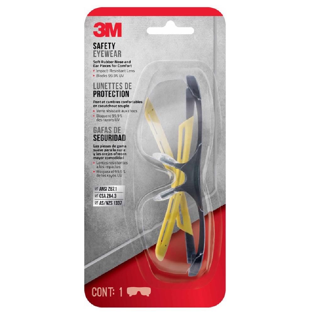 3M 90209-HV6-NA Anti-Fog Impact-Resistant Safety Glasses, Clear