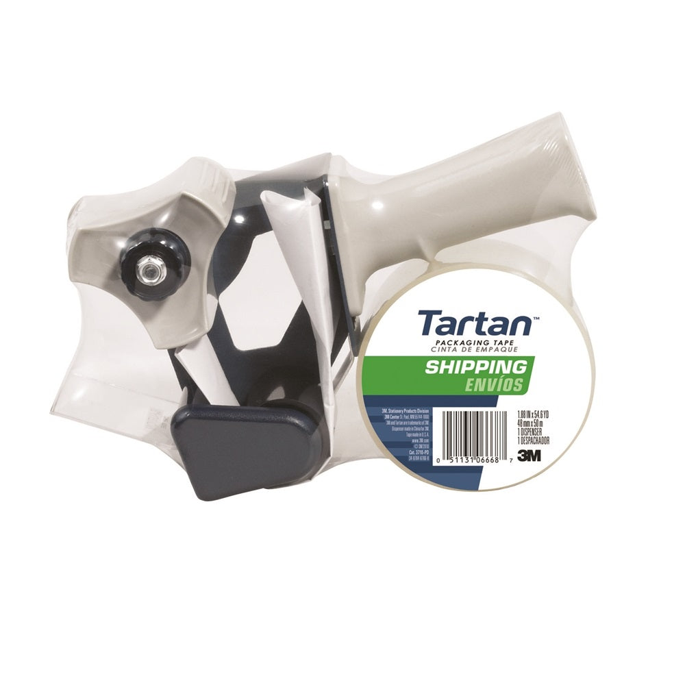3M 3350L-PD-DC Tartan Sealing Tape, Clear