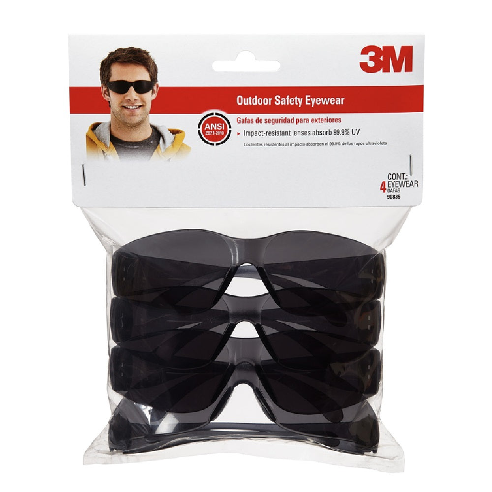 3M 90835 Safety Glasses, Gray