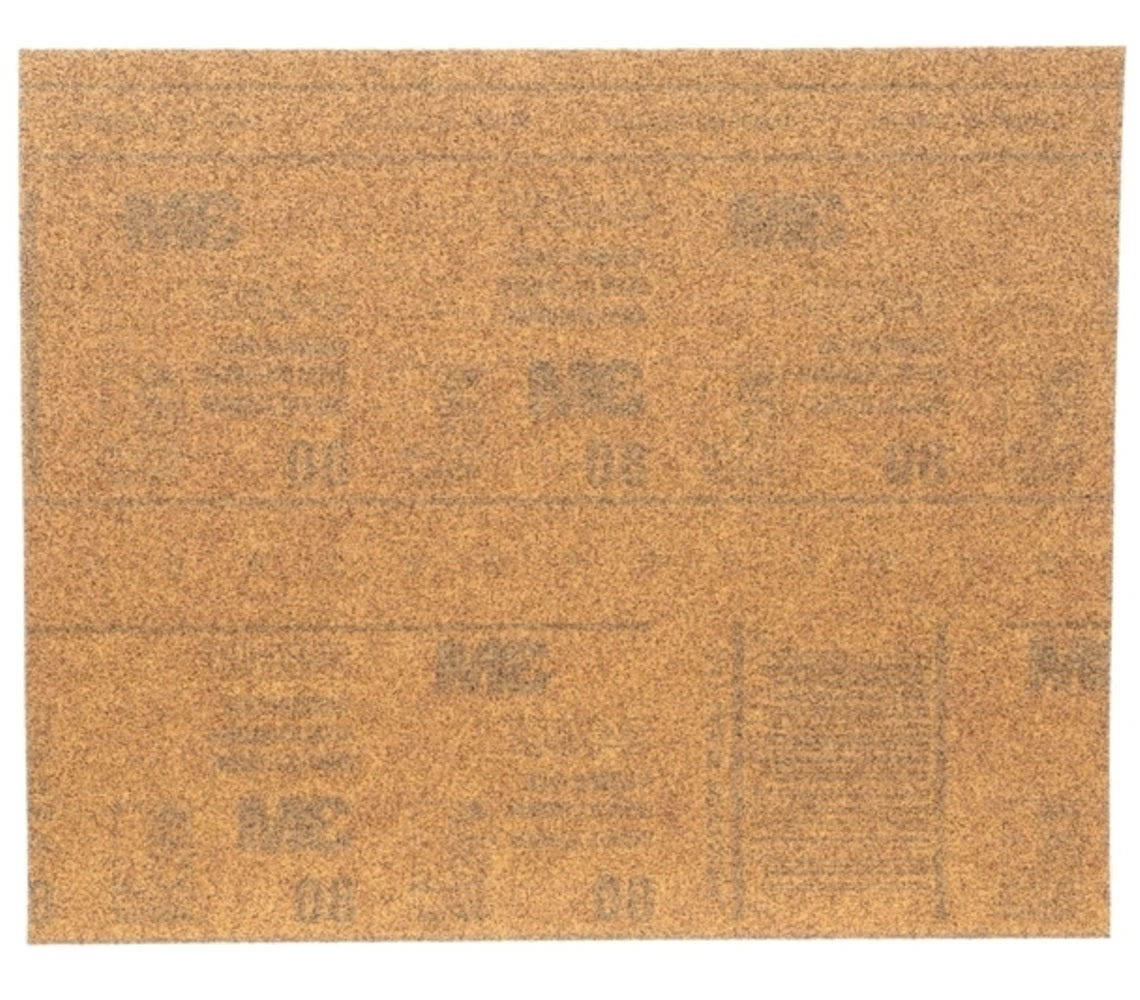 3M 02115 Sandpapers, 11" x 9", 80 Grit