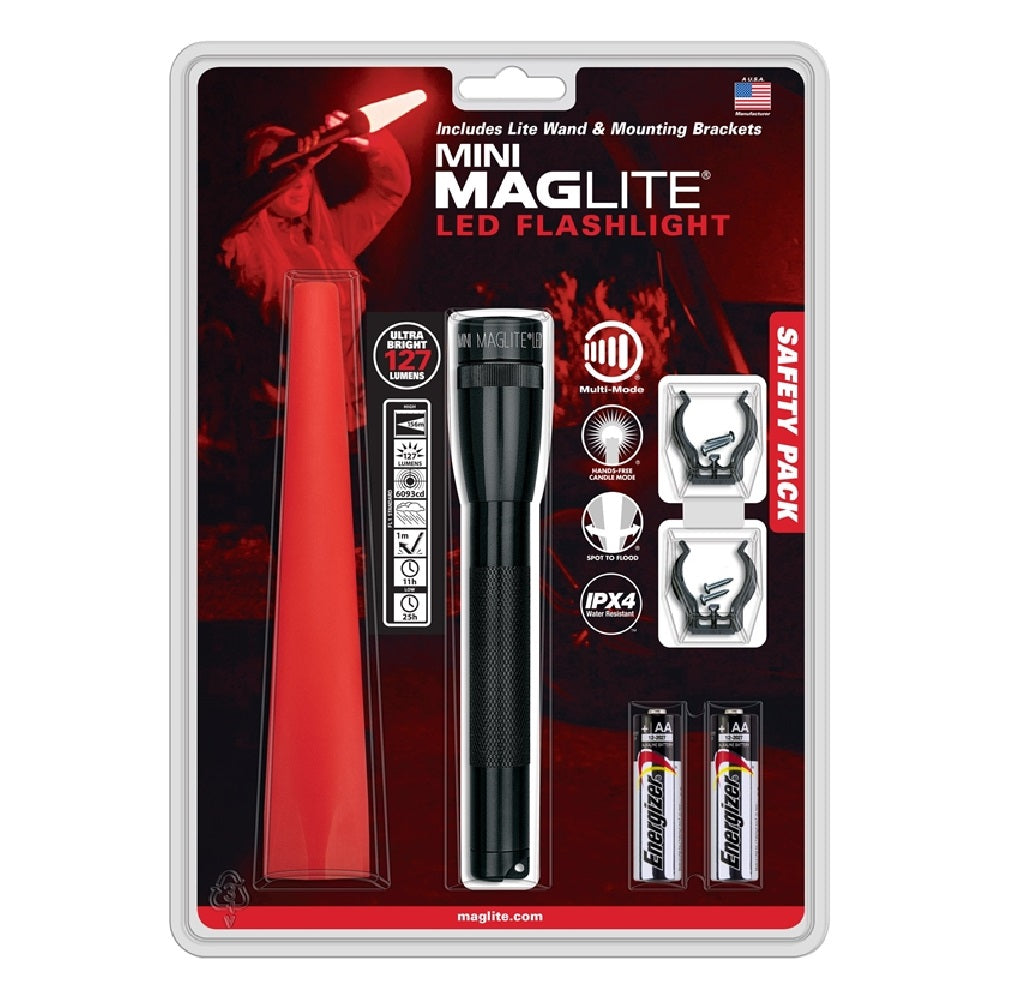 Maglite IP2201G Mini 2AA LED Flashlight, Black