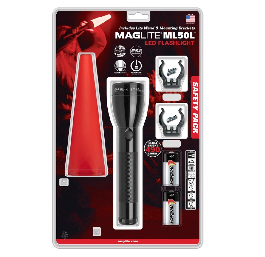 Maglite ML50L-I201G ML50L 2C LED Flashlight, Black