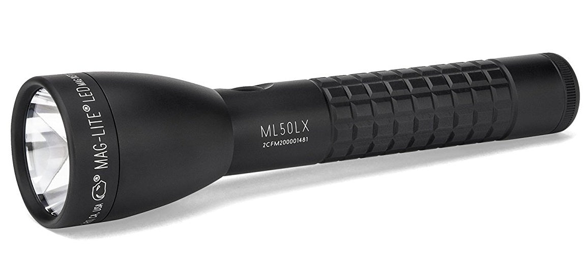 Maglite ML50LX-S2CC6 LED Flashlight, Black, 490 Lumens