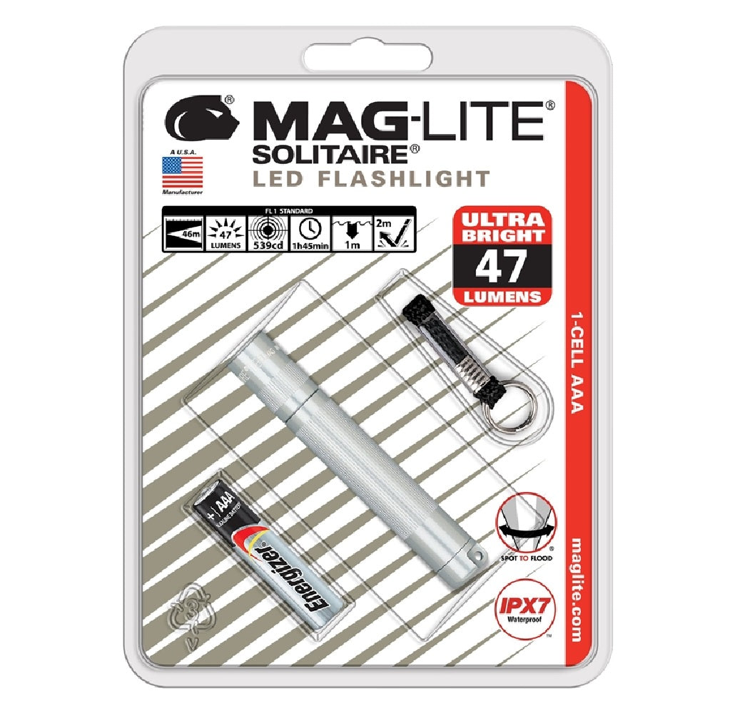 Maglite SJ3A106 Solitaire LED flashlight, Silver
