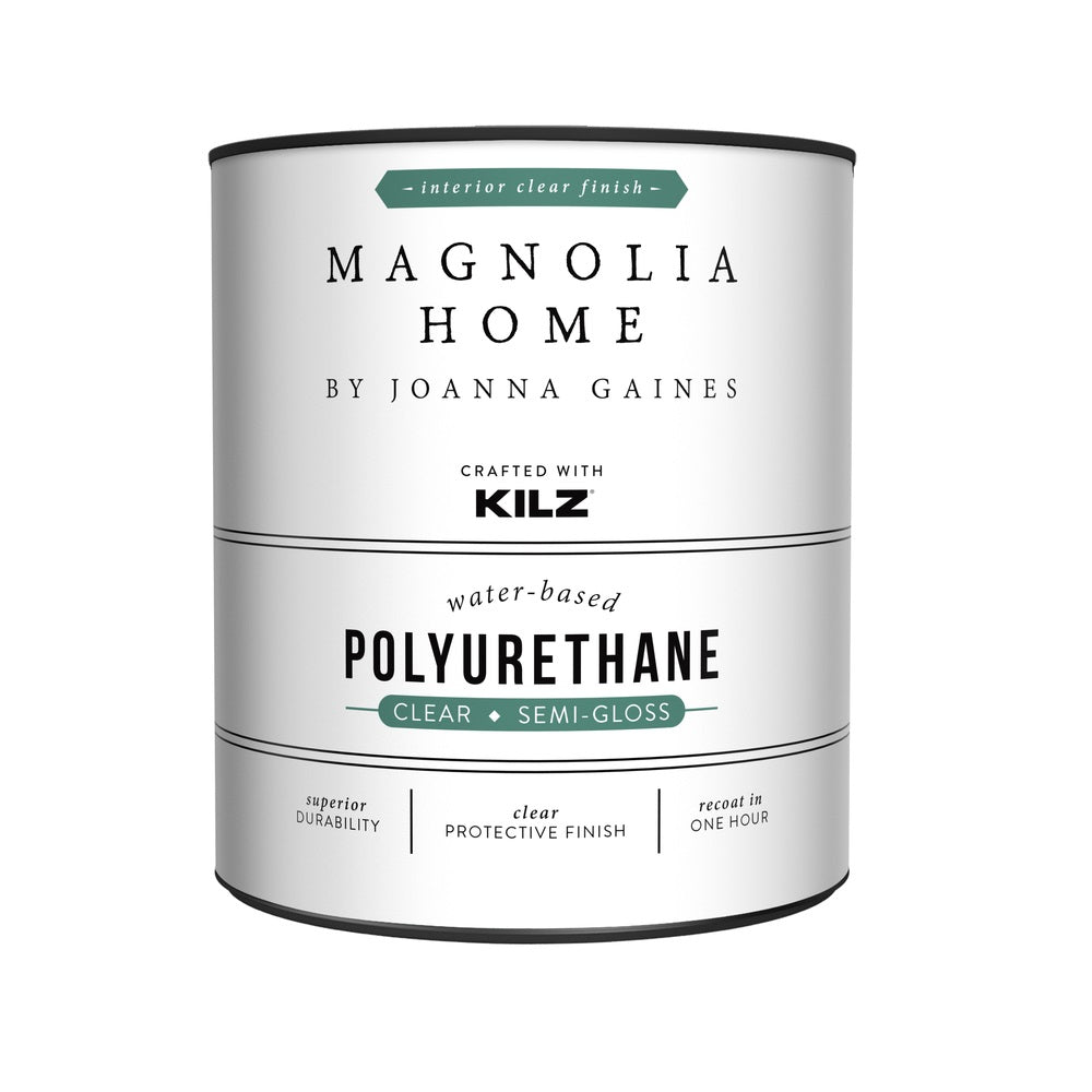 Magnolia Home M802214 Kilz Water-Based Polyurethane, 1 Quart