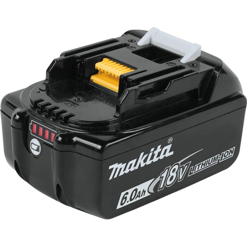 Makita BL1860B LXT Lithium-Ion 6.0 Ah Battery, 18-Volt