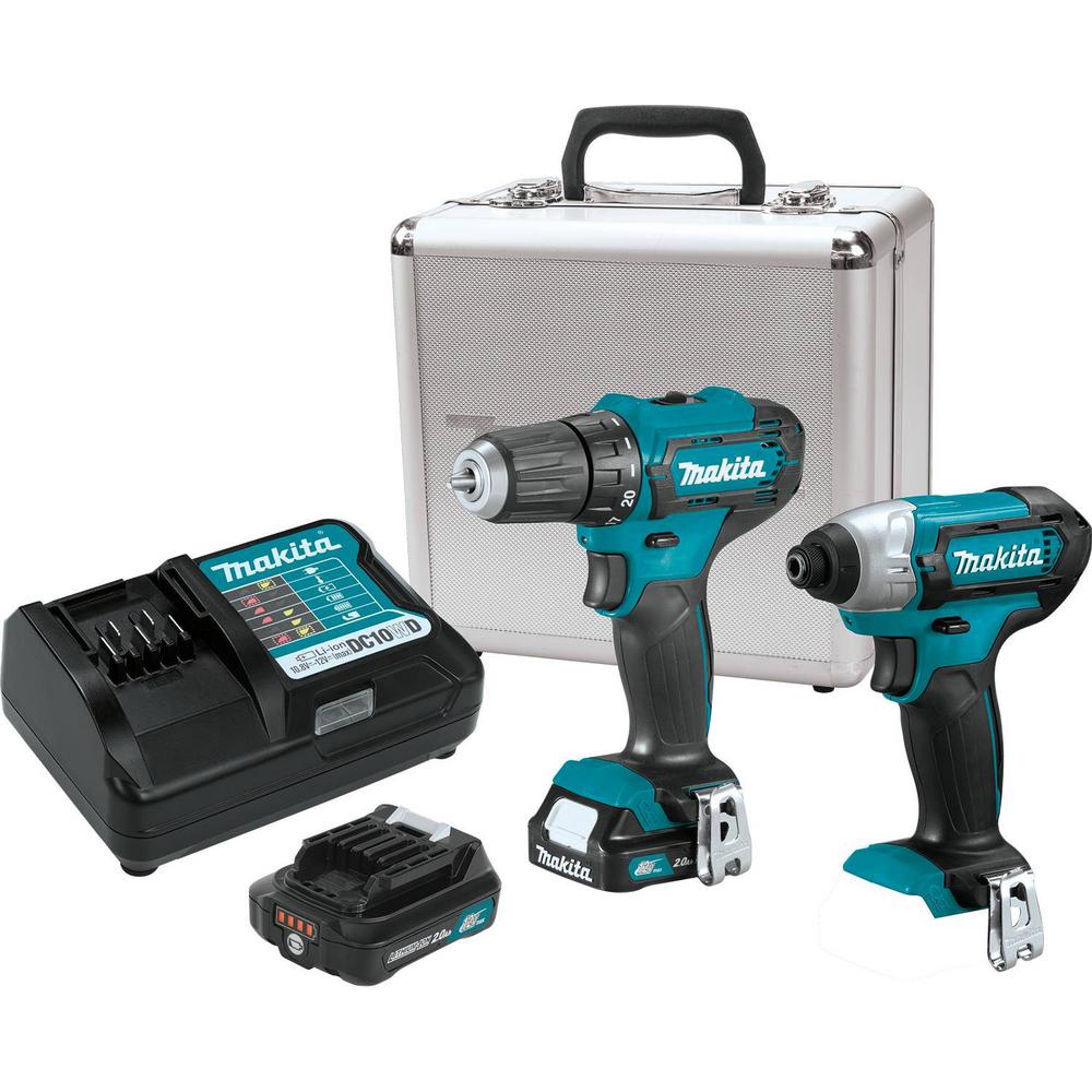 Makita CT232RX Lithium-Ion Cordless Combo Kit, 12-Volt, Pack of 2