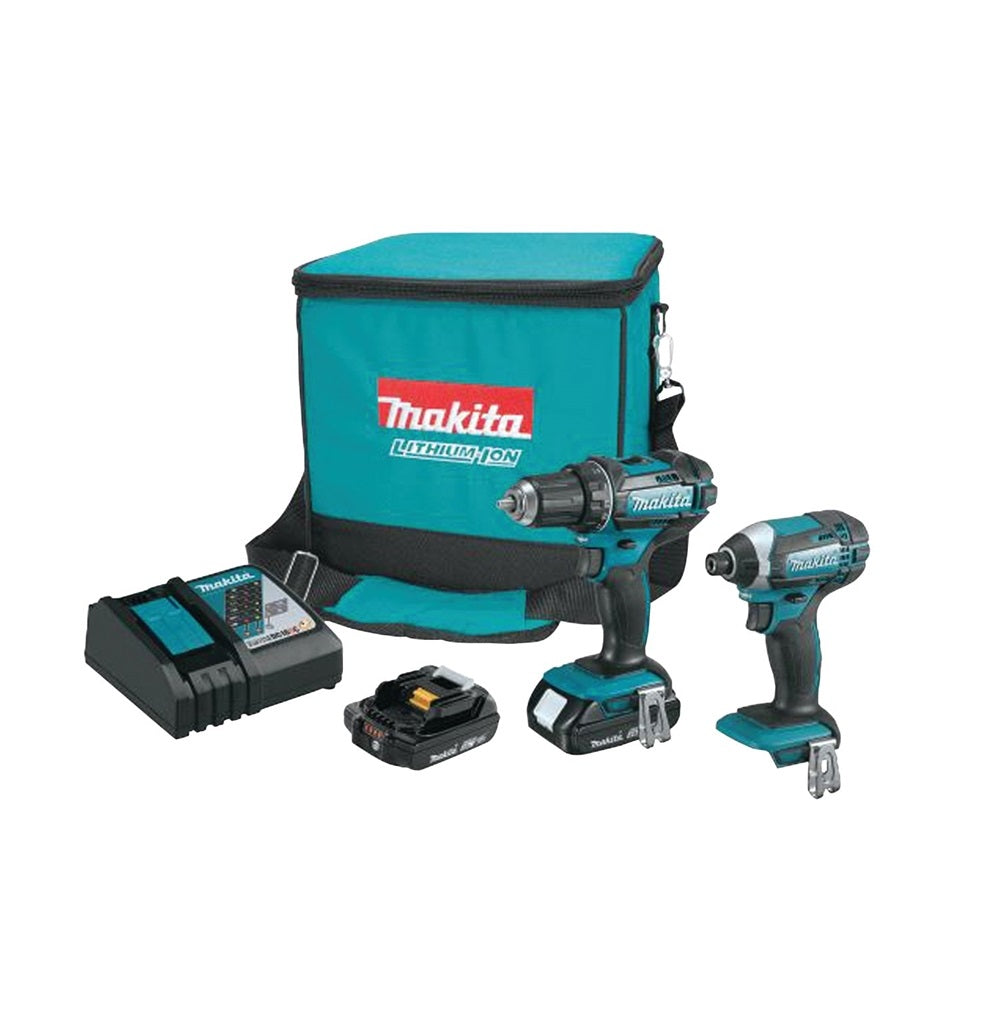Makita CT225SYX Lithium-Ion Compact 2-Piece Combo Kit, 18 Volt