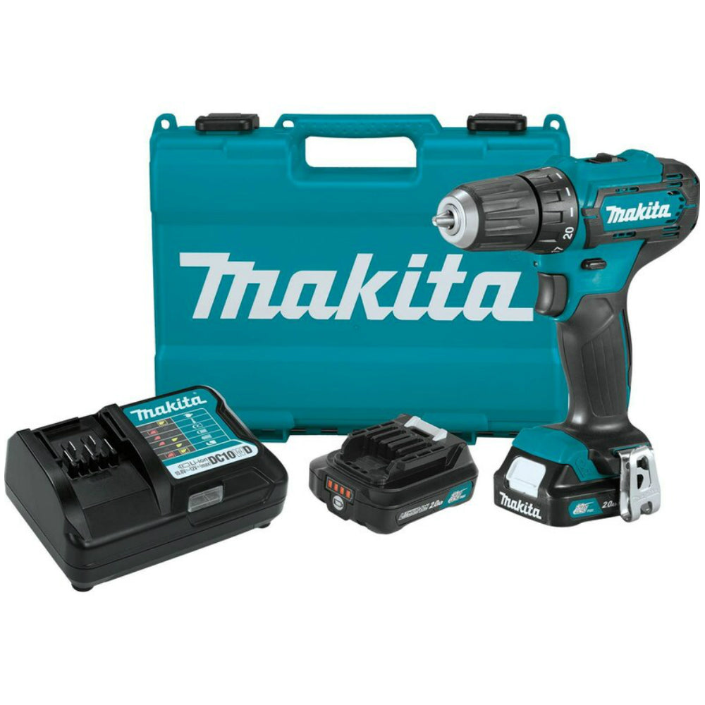 Makita FD09R1 CXT Lithium-Ion Cordless Driver Drill Kit, 2.0 Ah