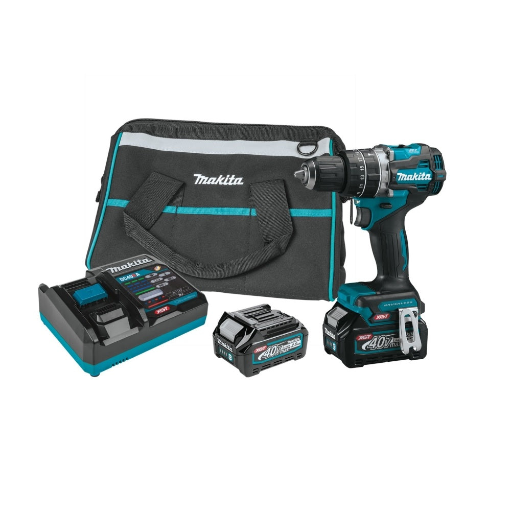 Makita GPH02D XGT Hammer Driver Drill Kit, 40 Volt