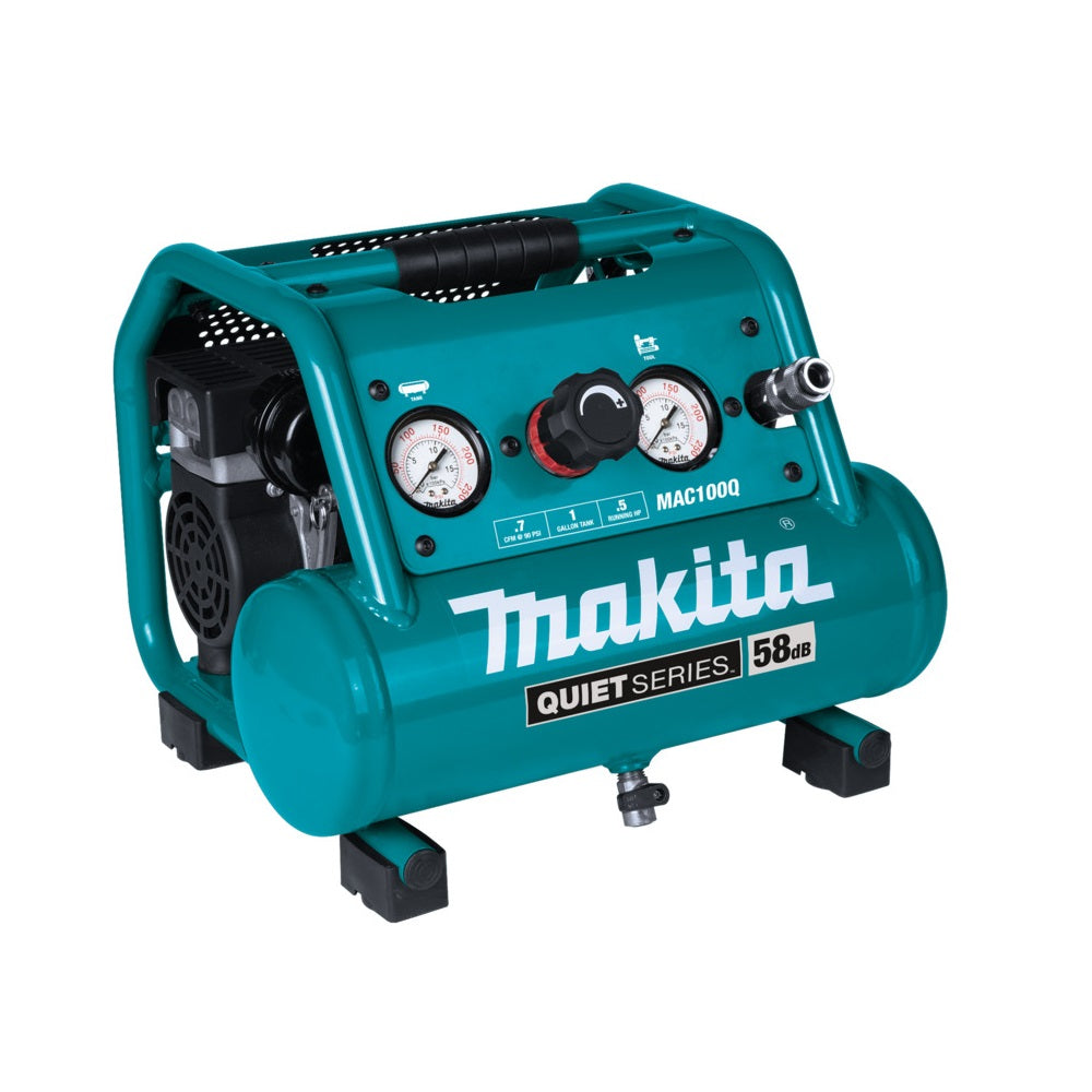 Makita MAC100Q Quiet Electric Air Compressor, 1/2 HP